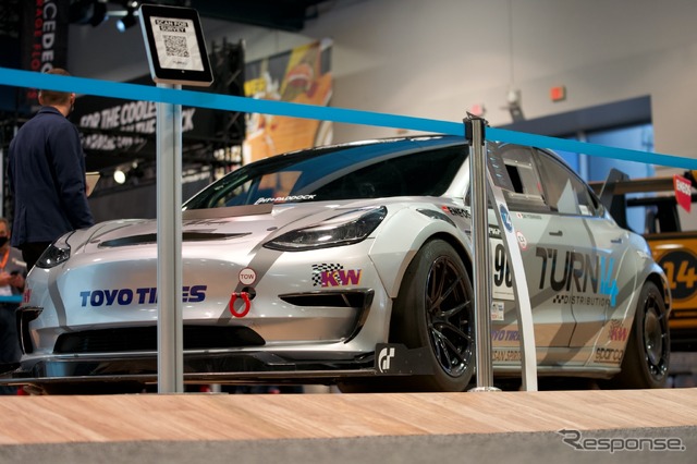 TESLA MODEL3 PIKES PEAK tuned by Evasive motor sports