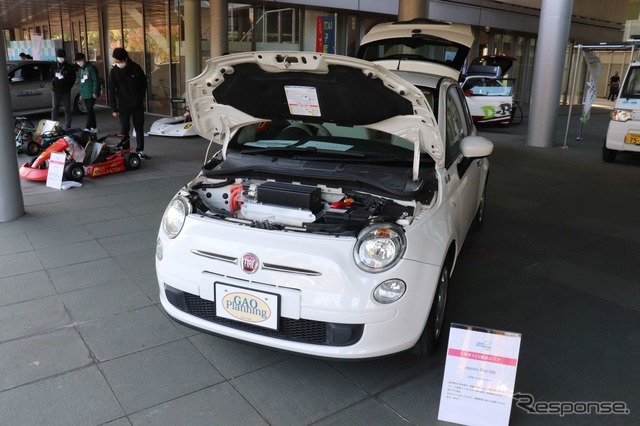 フィアット500のコンバートEV