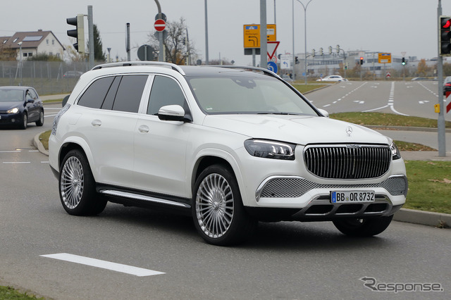 メルセデス マイバッハ GLS 改良新型プロトタイプ(スクープ写真)