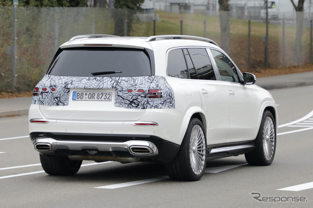 メルセデス マイバッハ GLS 改良新型プロトタイプ(スクープ写真)