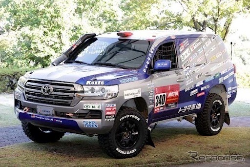 ランドクルーザー200シリーズ参戦車両1号車(車両No.はダカールラリー2021 のもの)