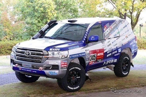 ランドクルーザー200シリーズ参戦車両2号車(車両No.はダカールラリー2021 のもの)