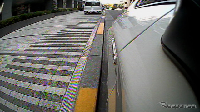 実際のカメラ映像表示