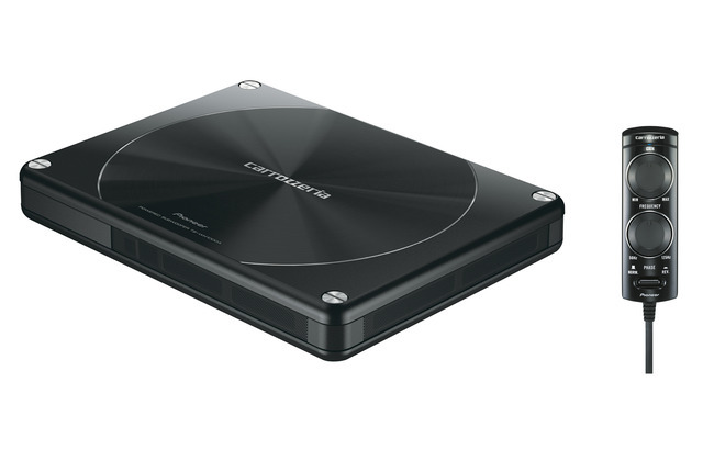 「パワードサブウーファー」の一例(カロッツェリア・TS-WH1000A)。
