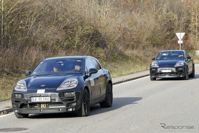 ポルシェ マカン次期型プロトタイプ（スクープ写真）