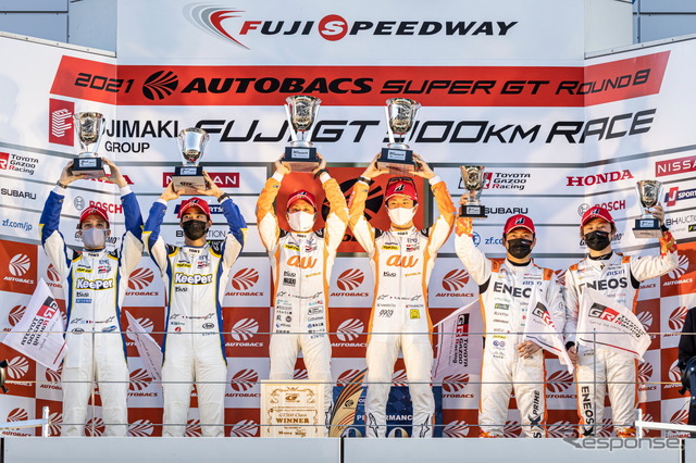 GT500クラス表彰式