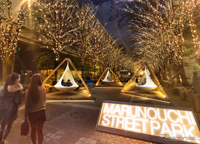 Marunouchi Street Park 2021 Winter（イメージパース）
