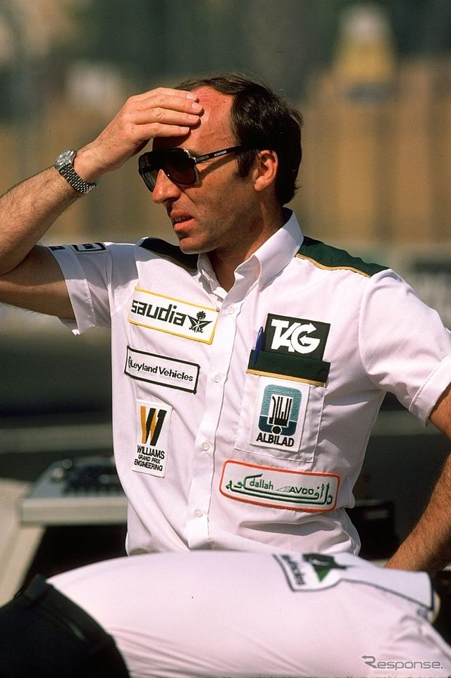 F1に情熱を燃やし続けたフランク・ウイリアムズ（1981年）。
