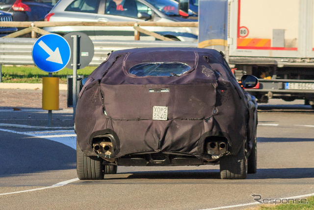 フェラーリ プロサングエ 市販型プロトタイプ(スクープ写真)