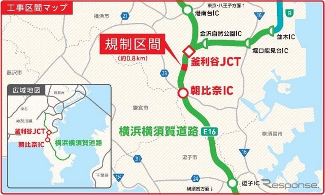 工事区間マップ