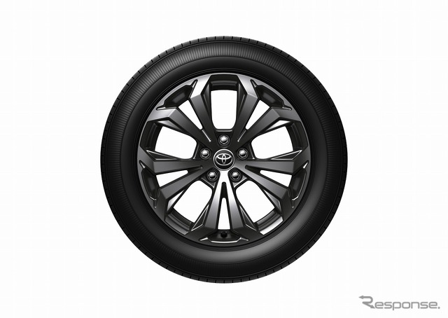 トヨタ RAV4 G 18インチタイヤ&アルミホイール(ダークプレミアムメタリック塗装)