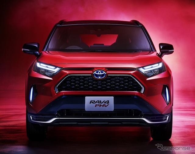 トヨタ RAV4 PHV ブラックトーン（アティチュードブラックマイカ×エモーショナルレッドII）＜オプション装着車＞