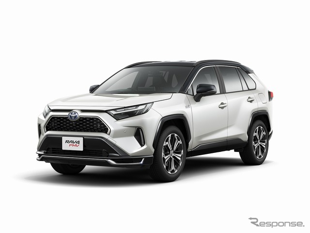 トヨタ RAV4 PHV ブラックトーン（アティチュードブラックマイカ×ホワイトパールクリスタルシャイン）＜オプション装着車＞