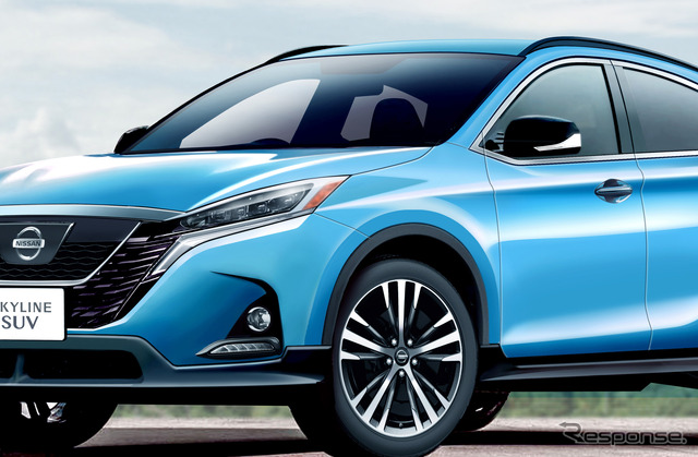 日産 スカイラインSUV(仮)予想CG