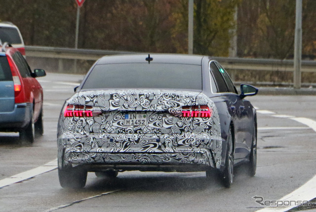 アウディ A6 改良新型プロトタイプ(スクープ写真)