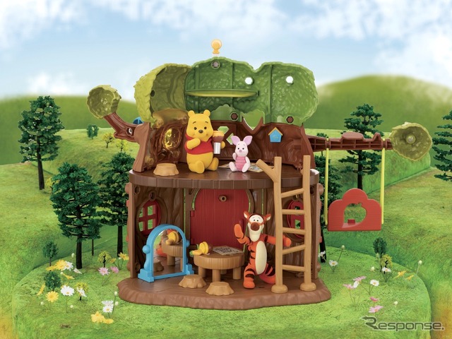 NEWトレンド:ディスニーキャラクター DIYTOWN 100 エーカーの森の大きな木のおうち(セガトイズ) (c) Disney. Based on the“Winnie the Pooh”works by A.A.Milne and E.H.Shepard.