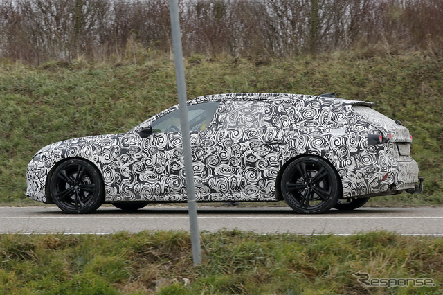 アウディ A4 アバント 次期型プロトタイプ(スクープ写真)