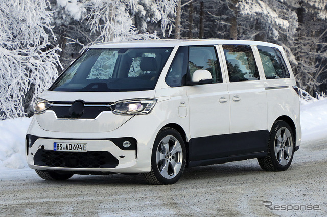 VW ID. BUZZ 市販型プロトタイプ(スクープ写真)