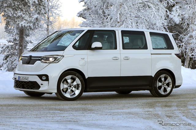 VW ID. BUZZ 市販型プロトタイプ(スクープ写真)