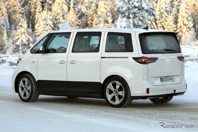 VW ID. BUZZ 市販型プロトタイプ(スクープ写真)