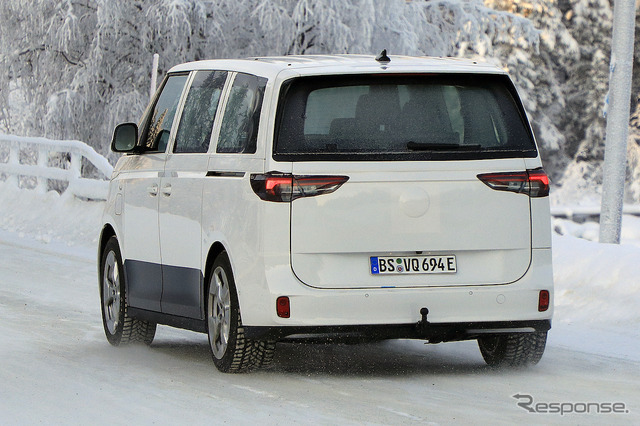 VW ID. BUZZ 市販型プロトタイプ(スクープ写真)