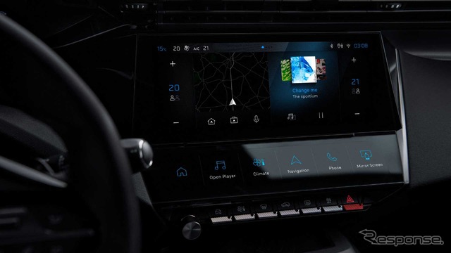 プジョー 308 新型の車載コネクト