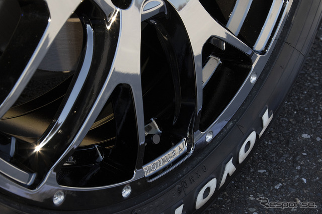 【レイズ HOMURA 2×7FA】推奨サイズ:18×7.5J Inset38 5H-114.3/カラー:セミグロスブラック/タイヤサイズ:225/60R18(デリカD:5 x 社外ホイール )