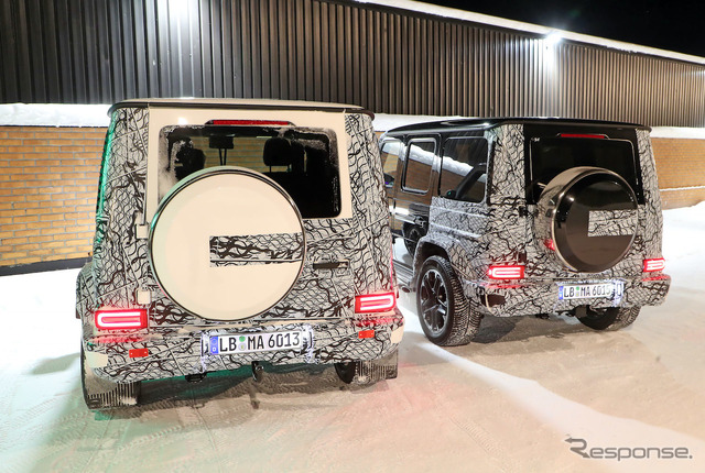 メルセデスベンツ Gクラス(AMG G63)改良新型プロトタイプ(スクープ写真)