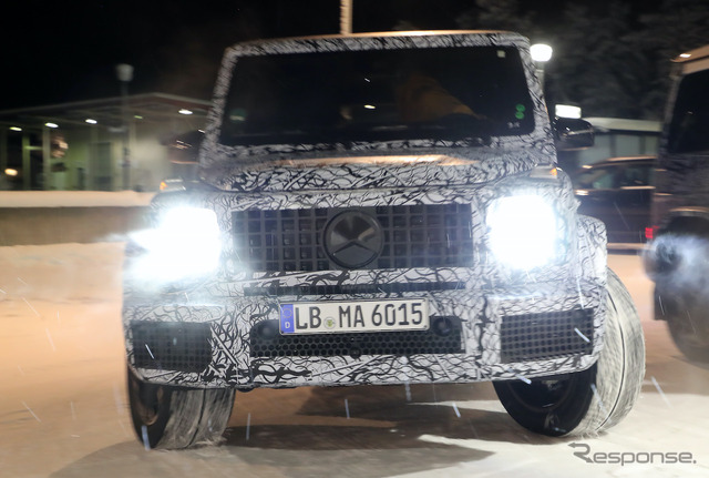 メルセデスベンツ Gクラス(AMG G63)改良新型プロトタイプ(スクープ写真)