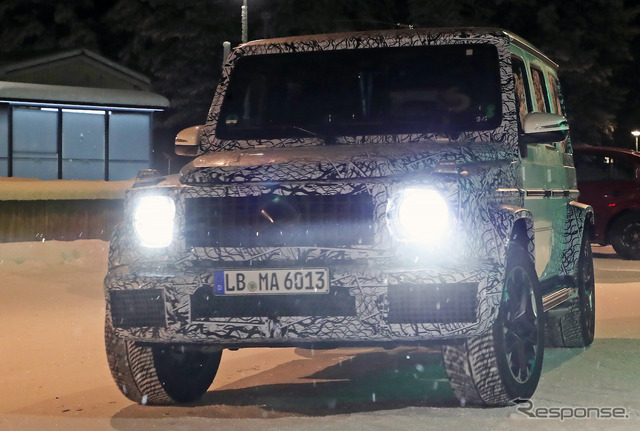 メルセデスベンツ Gクラス(AMG G63)改良新型プロトタイプ(スクープ写真)