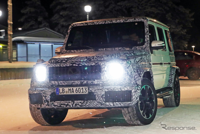 メルセデスベンツ Gクラス(AMG G63)改良新型プロトタイプ(スクープ写真)