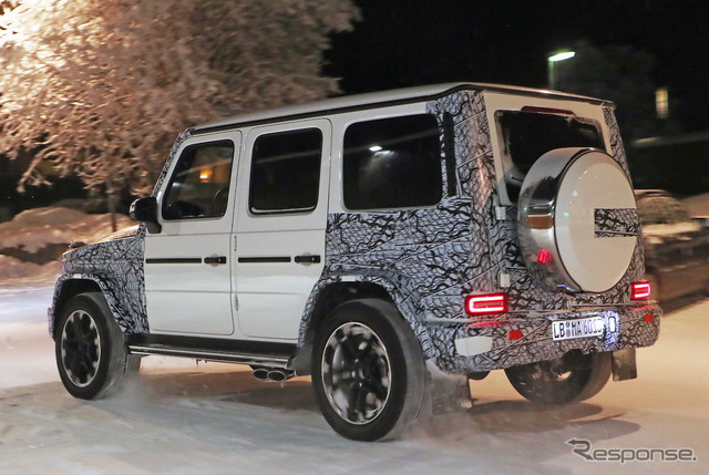メルセデスベンツ Gクラス(AMG G63)改良新型プロトタイプ(スクープ写真)