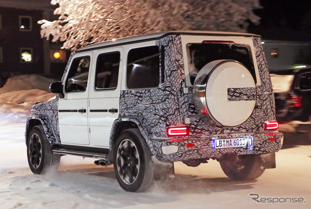 メルセデスベンツ Gクラス(AMG G63)改良新型プロトタイプ(スクープ写真)