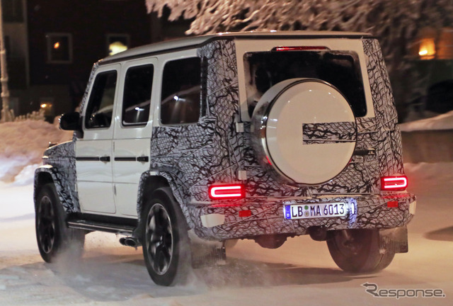 メルセデスベンツ Gクラス(AMG G63)改良新型プロトタイプ(スクープ写真)