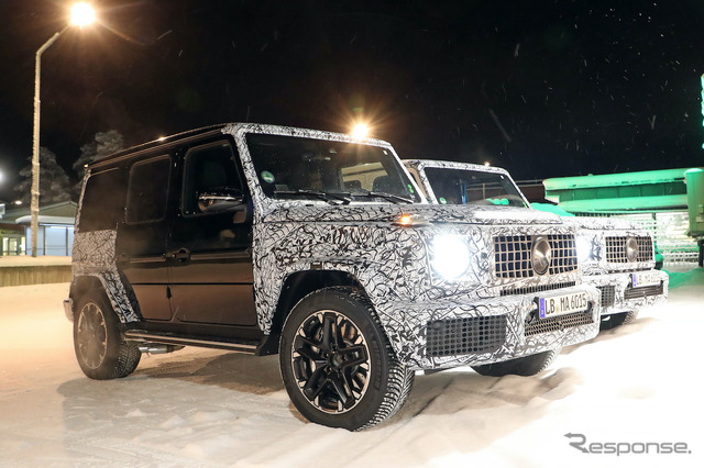 メルセデスベンツ Gクラス(AMG G63)改良新型プロトタイプ(スクープ写真)