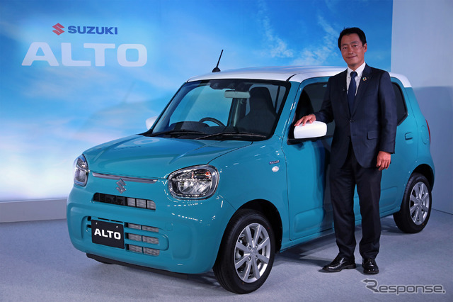 スズキ商品企画本部四輪商品第一部新型アルトチーフエンジニアの鈴木猛介氏