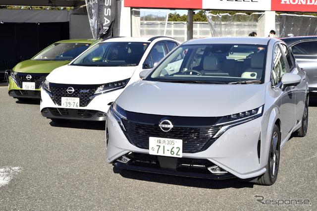 日産ノート(日本カーオブザイヤー10ベスト試乗会)