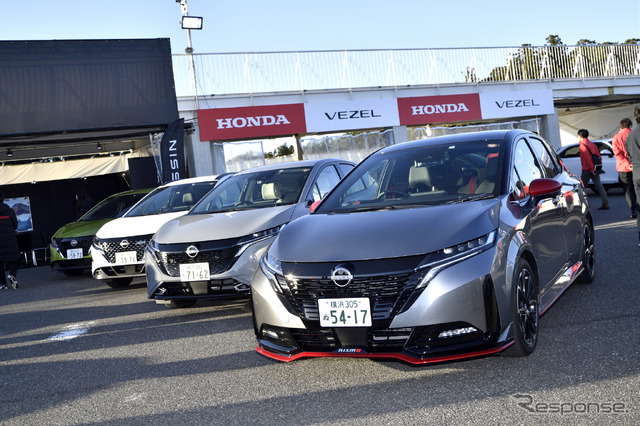 日産ノート(日本カーオブザイヤー10ベスト試乗会)