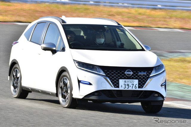 日産ノート(日本カーオブザイヤー10ベスト試乗会)