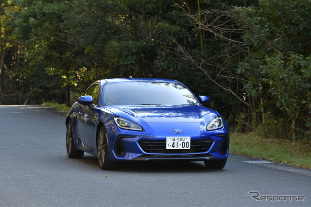 スバルBRZ(日本カーオブザイヤー10ベスト試乗会)