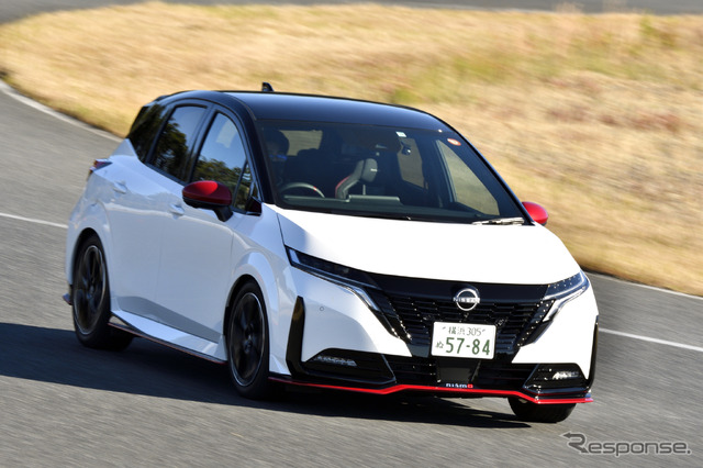 日産ノート(日本カーオブザイヤー10ベスト試乗会)
