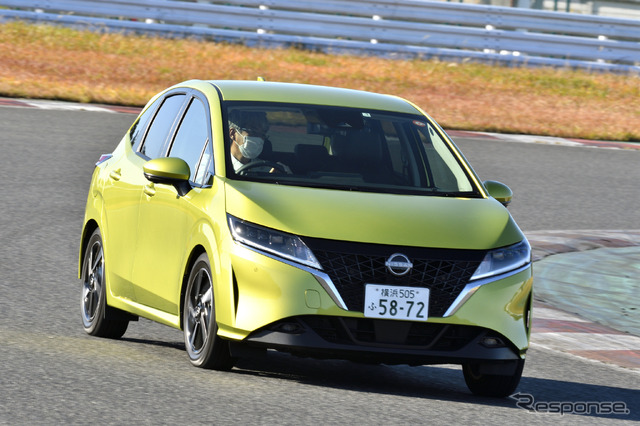 日産ノート(日本カーオブザイヤー10ベスト試乗会)