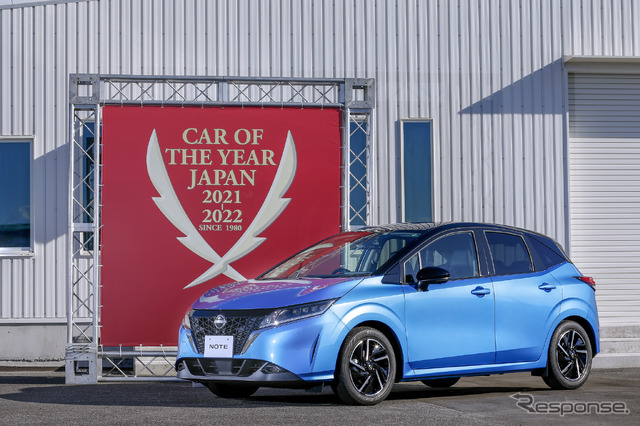 日産ノート(日本カーオブザイヤー10ベスト試乗会)