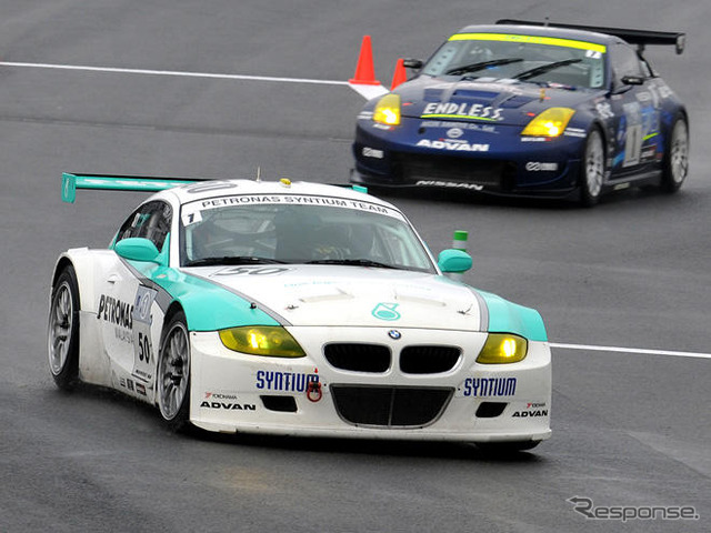 【スーパー耐久 オーバル】高速レース制したのはBMW Z4M COUPE 50号車