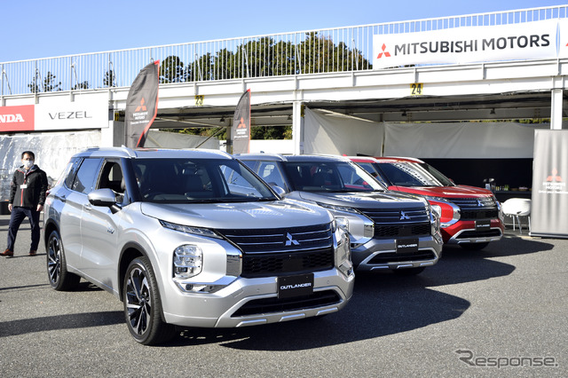 三菱アウトランダー(日本カーオブザイヤー10ベスト試乗会)