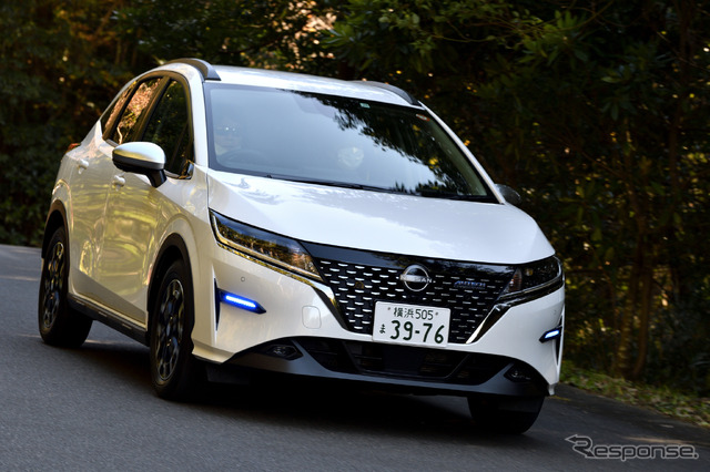 日産ノート(日本カーオブザイヤー10ベスト試乗会)