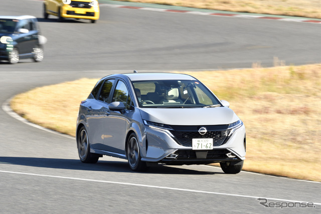 日産ノート(日本カーオブザイヤー10ベスト試乗会)