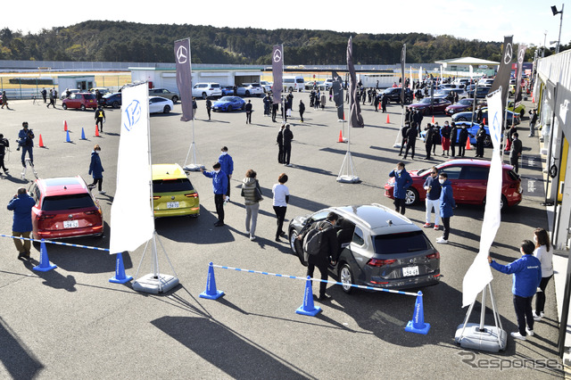 VWゴルフ(日本カーオブザイヤー10ベスト試乗会)