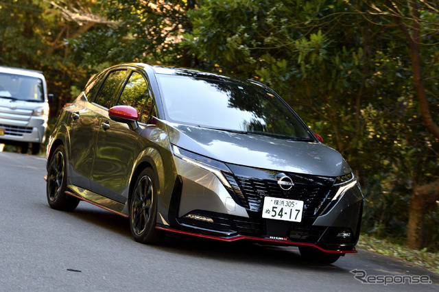 日産ノート(日本カーオブザイヤー10ベスト試乗会)