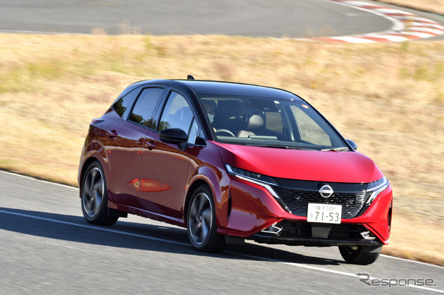 日産ノート（日本カーオブザイヤー10ベスト試乗会）